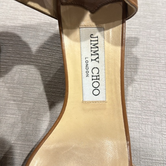 ⭐️ JIMMY CHOO ⭐️ WEDGES W/ GOLD STUDS - Picture 6 of 8